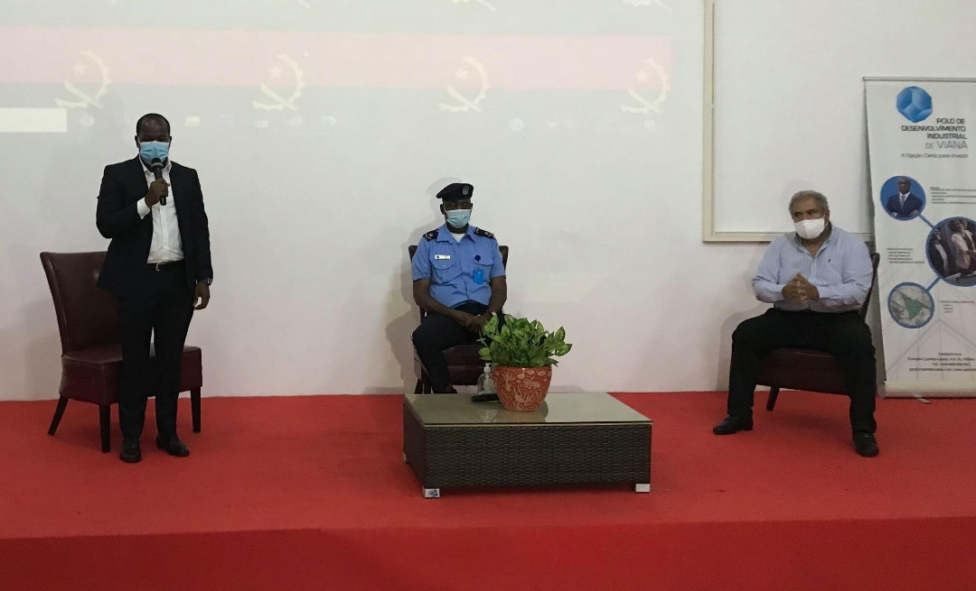 Pólo Industrial De Viana e Comando Municipal da Polícia Nacional apresentam estratégias de segurança